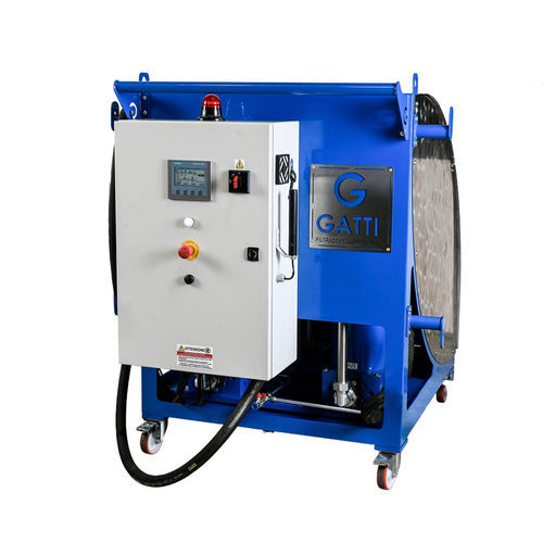 Pressure filtration system - TFLM 700 - GATTI FILTRAZIONI LUBRIFICANTI S.R.L. - with cartridge / oil / mobile