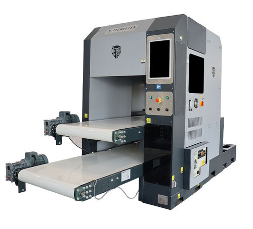 CNC machine tool conveyor system - CubeBOX Vision  - Tezmaksan Robot Technologies - floor-mounted