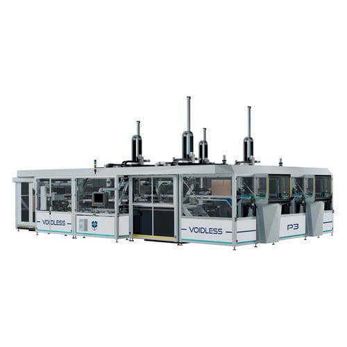 Corrugated box making machine - P3 series - VOIDLESS - automatic / high-capacity / high-rate