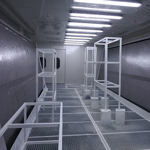 Closed circuit spray booth - Karabudak Mühendislik Makine İmalat Sanayi Ltd. Şti - for parts / for the wood industry / water