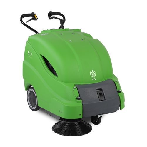 Walk-behind sweeper - 512 - ICA - battery-powered / outdoor / dust