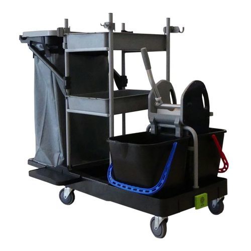 Multipurpose collection trolley - CARR00721_0099 - ICA - for waste / plastic / with shelf