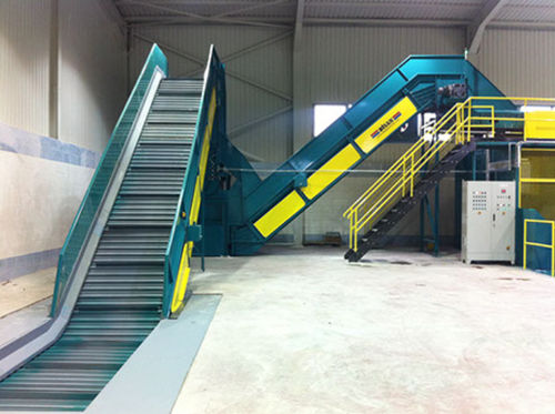 Roller conveyor - DISAN - chain / horizontal / reclining