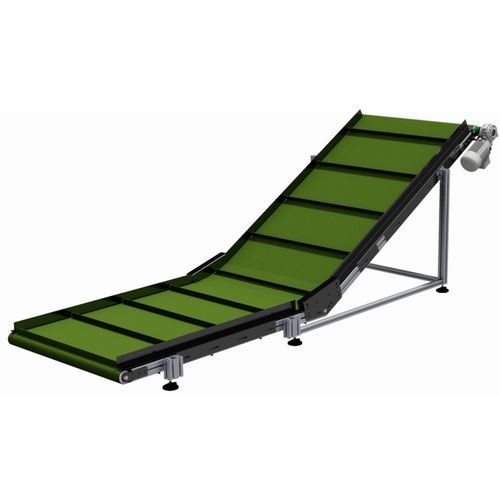 Belt conveyor - 531003 - trimat srl - with adjustable slope / straight / loading