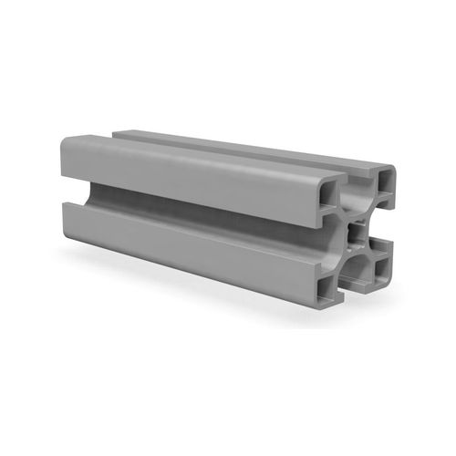 Anodized aluminum profile - B0700 - trimat srl - grooved / square / industrial