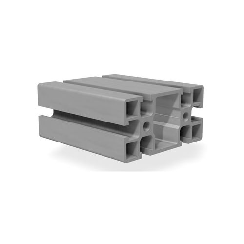 Anodized aluminum profile - B1300 - trimat srl - grooved / rectangular / industrial