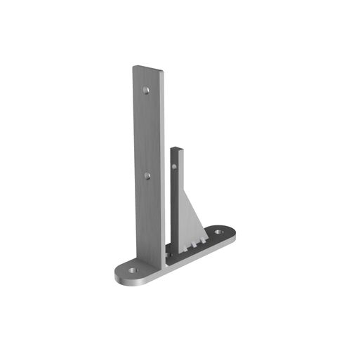 Galvanised steel base clamp - J3102 - trimat srl - for profile assembly