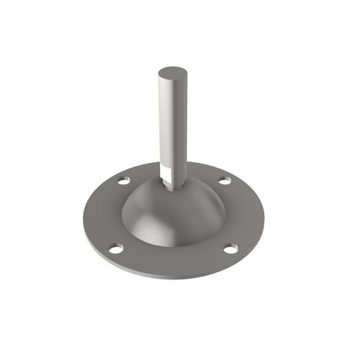 Machine foot - J4100 - trimat srl - galvanised steel / swivel / threaded