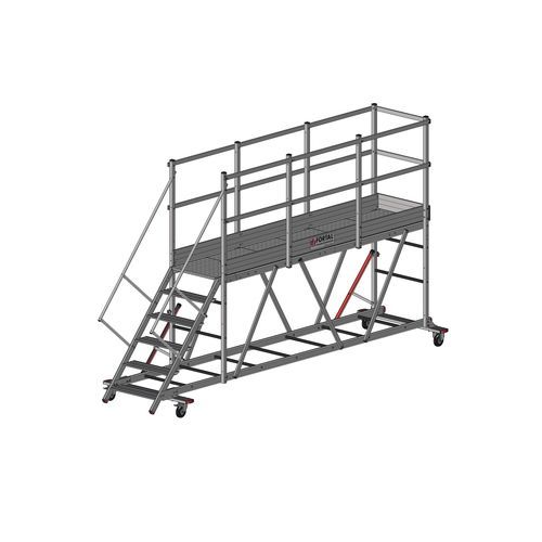 Work platform - F809000 series - FORTAL - mobile / for waste