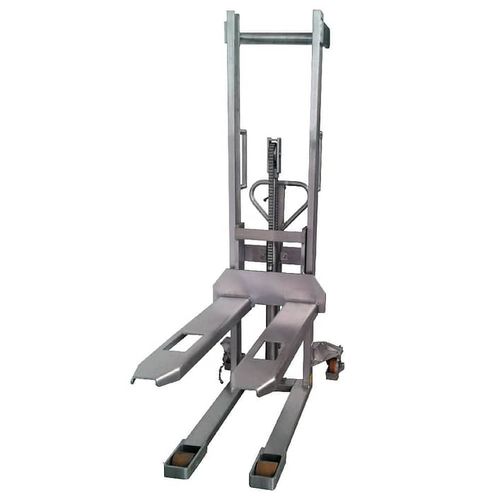 Manual stacker truck - BADA 10-M - BADA MATERIAL HANDLING - walk-behind / transport / for warehouse