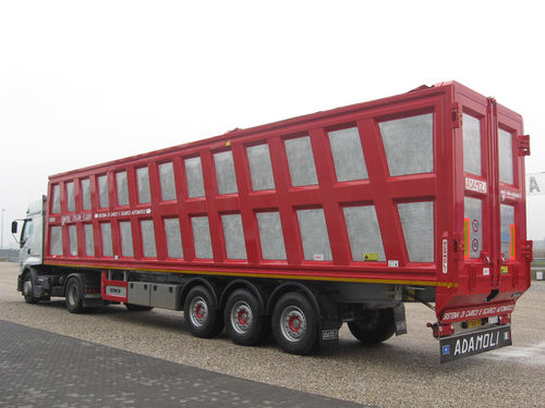 Equipment semi-trailer - adamoli - for waste / rear loading