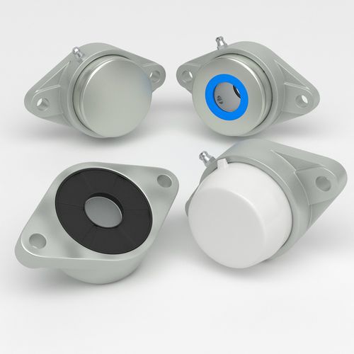 Flange bearing unit - SFL series - NHK Group ApS - oval / stainless steel / rubber