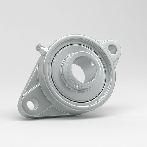Flange bearing unit - SFL series - NHK Group ApS - oval / stainless steel / rubber
