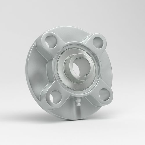 Flange bearing unit - SFC series - NHK Group ApS - cartridge / ball bearing / stainless steel
