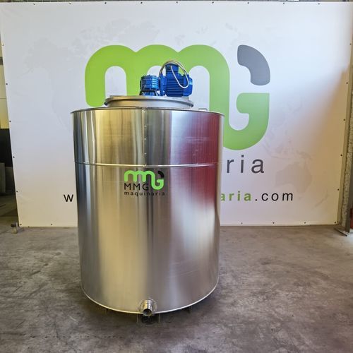Mixer tank - 16832 - Mmg Maquinaria - stainless steel / cylindrical / in-ground