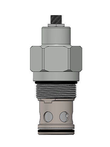Compact relief valve - RVM42-P0 - Hydrabase - screw-in / hydraulic / standard
