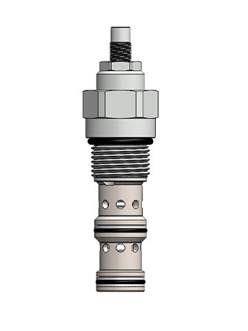 High-pressure relief valve - HPR12-S6 - Hydrabase - regulating / compact / screw-in