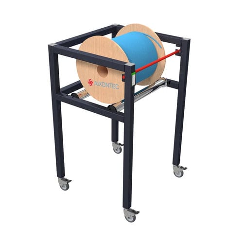 Cable drum trolley - DRUMBoy-40 - AIXONTEC - transport / storage / with swivel casters