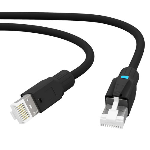 Mains power supply electrical cable - 20617.BK - AIXONTEC - data / Ethernet / RJ45