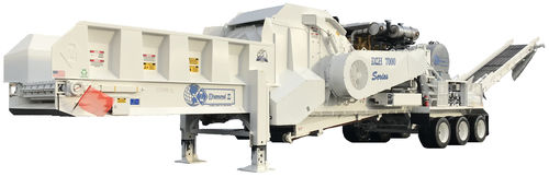 Waste mill - DZH7000 series - Diamond Z - roller / horizontal / mobile