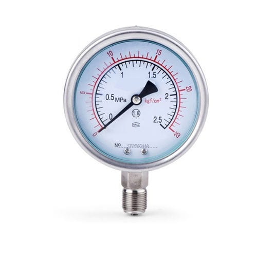 Differential pressure gauge - YK-M2 - Xi'an Yunyi Instrument Co., Ltd. - dial / NPT 1/2 / G 1/4