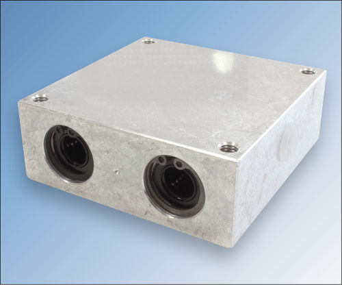 Ball bushing linear guide unit - SMLS - SMLC - SMCC - FSKBO - FLI - France Linéaire Industrie - compact / anti-corrosion / steel