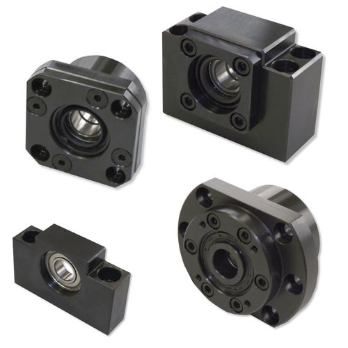 Ball screw bearing housing FLI France Linéaire Industrie steel