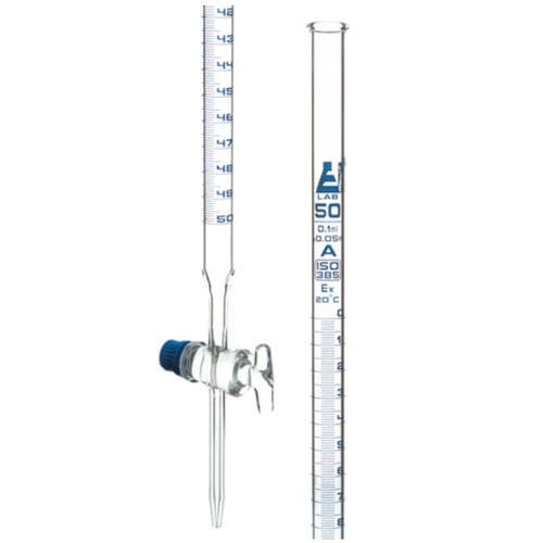 Borosilicate glass burette - CH0236A - EISCO Electronic Instrumentation - glass