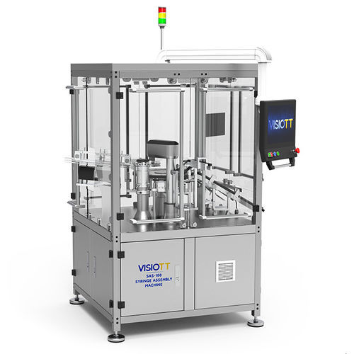 Syringe assembly station - SAS-100 - VISIOTT Teknoloji San. Ve Tic. Ltd. Sti. - automatic / adjustable / multi-function