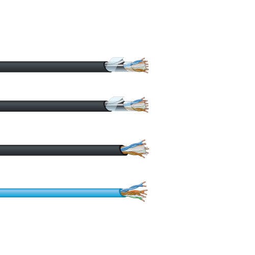 Ethernet electrical cable - RJC series - CANARE Electric - data / U/UTP / insulated