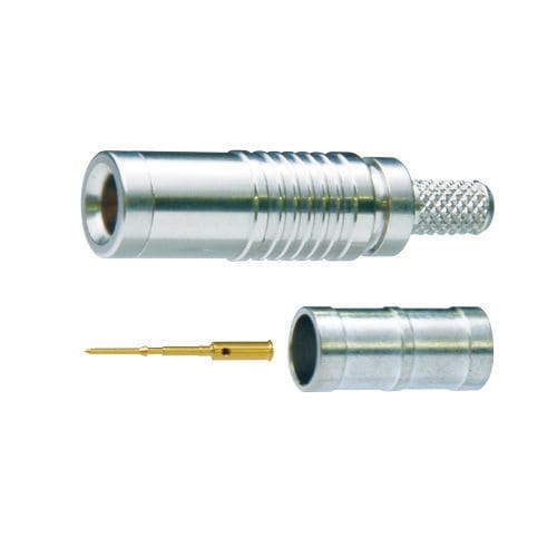 DIN electrical connector - DC series - CANARE Electric - right-angle / crimp / high-density