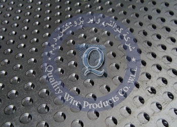 Perforated sheet metal - Quality Wire Products WLL - Stainless Steel 304 / carbon steel / aluminum