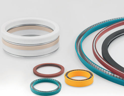 Spring-energized seal - SES - FLUORTEN S.r.l. - PTFE / Step / metal