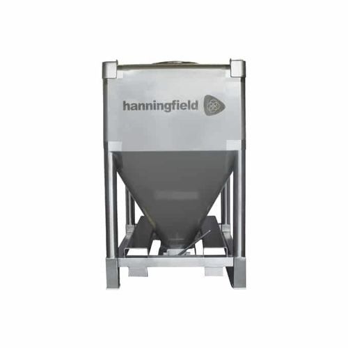 Stainless steel IBC container - Hanningfield Process Systems Ltd. - food / for pharmaceutical products / for powders and granulates