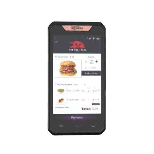 Portable payment terminal - AXIUM EX4000 - Ingenico - 3G / Bluetooth / WiFi