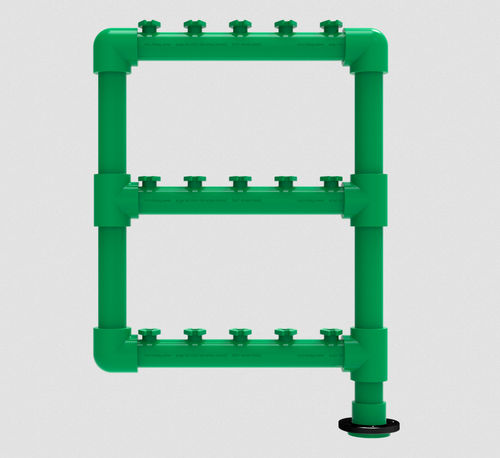 Multi-channel manifold - 03BPRM - Baterias Gatell S.A - polypropylene / threaded