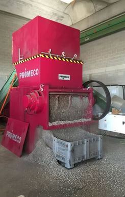 Primary shredder - KRF - Promeco S.p.A. - single shaft / plastic