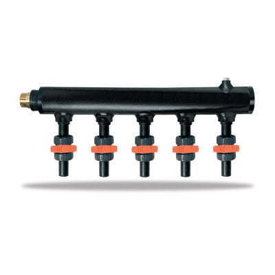Multi-channel manifold - 315 - MACPLAST SRL - high-density polyethylene (HDPE)