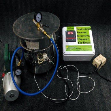 Degassing vacuum chamber - Burhani Engineering Technology - heated