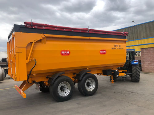 Vehicle trailer - L - Rigual - 3-axle / monocoque
