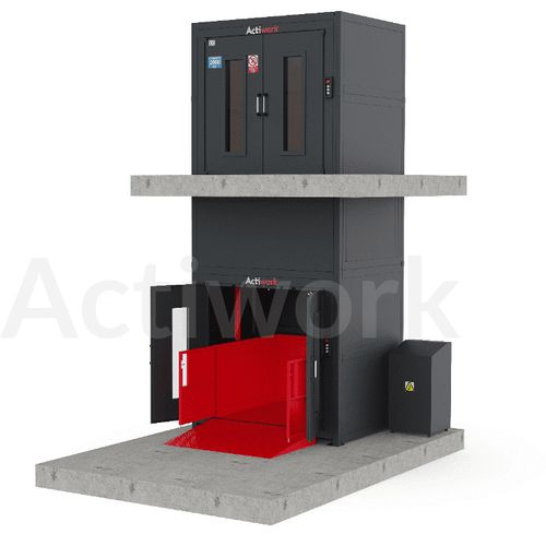 Hydraulic goods lift - ACTIWORK - industrial / column type
