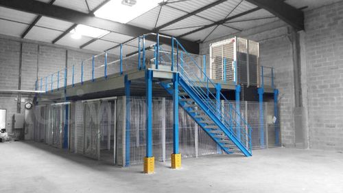 Custom-made industrial mezzanine - ACTIWORK - with stairway / for pallet / for shelving