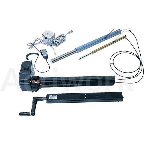 Electric cylinder - ACTIWORK - with servo-motor / 24 V / for sit/stand workstation height adjustment