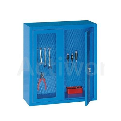 Tool cabinet - ACTIWORK - wall-mount / hinged door / with glass doors