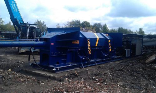Scrap metal baling press - Condor series - ECOTECNICA EUROPE S.r.l. - for vehicles / horizontal / 800x600x1000