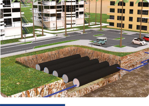 Storage tank - Palaretain - PALADERI SRL - fluid collection / galvanized / polyethylene (PE)