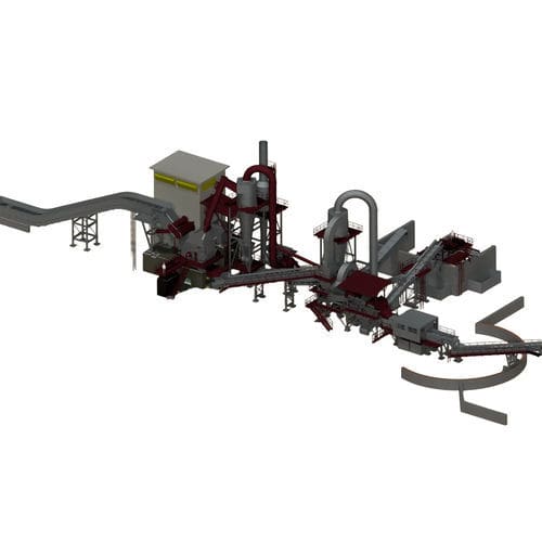 Waste mill - FR 1818 - Parfer Siti srl - hammer / horizontal / high-performance