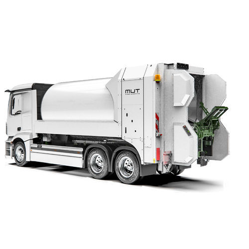 Electric waste collection vehicle - ROTO-M-U-T - Steyr Automotive GmbH - rear-loader / emission-free / rotary drum