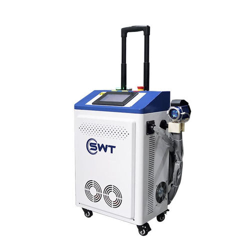 Laser cleaning machine - SWT-QX-P - Wuhan SWT Laser Technology - for metal parts / portable
