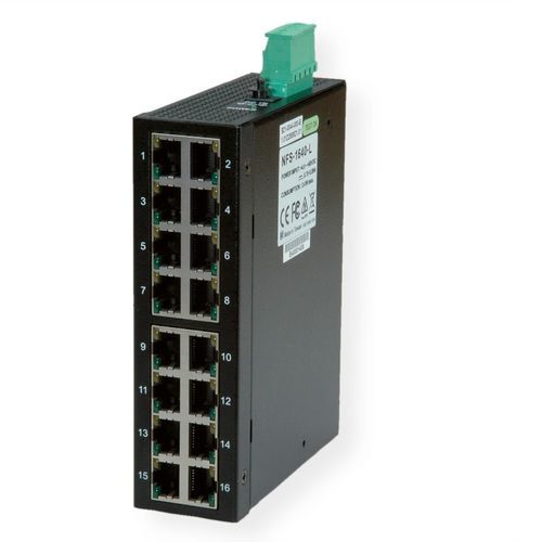 Unmanaged ethernet switch - 21131157 - SECOMP Electronic Components GmbH - 16 ports / fast ethernet / DIN rail